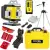 Laser 4-płaszczyznowy krzyżowy czerwony Nivel System CL4R + statyw SJJM1EX + odbiornik RD800