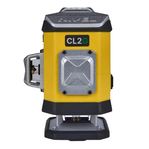 Laser 2-płaszczyznowy krzyżowy zielony Nivel System CL2G + tyczka LP36
