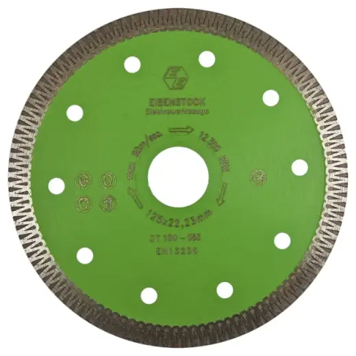 Tarcza diamentowa tnąca na sucho i mokro Ø 125 mm | płytki, gres | Eibenstock | 3744B000 Tarcza diamentowa tnąca na sucho i mokro Ø 125 mm | płytki, gres | Eibenstock | 3744B000