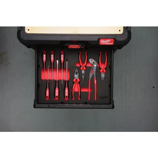 Wkładka piankowa ze szczypcami i wkrętakami do skrzyni z szufladami 10 szt. PACKOUT | 4932493638