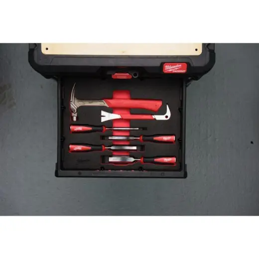 Wkładka piankowa z narzędziami ręcznymi do pracy w drewnie do skrzyni z szufladami 6 szt. PACKOUT | 4932493641