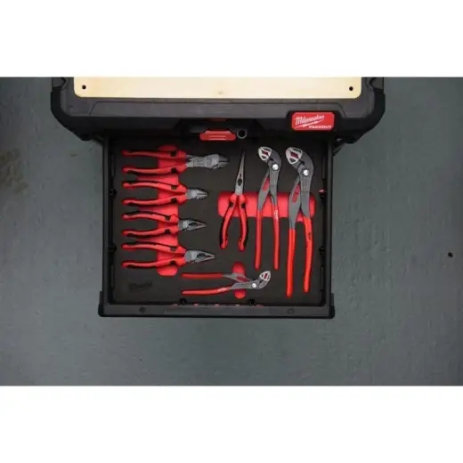 Wkładka piankowa ze szczypcami nastawnymi i tnącymi do skrzyni z szufladami 8 szt. PACKOUT | 4932493643