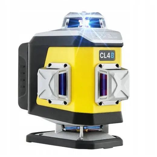 Laser 4-płaszczyznowy krzyżowy niebieski Nivel System CL4B + statyw SJJM1EX
