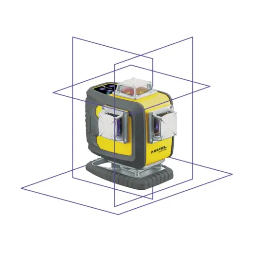 Laser 4-płaszczyznowy krzyżowy fioletowy Nivel System CL4D-P + statyw SJJM1EX + odbiornik RD800