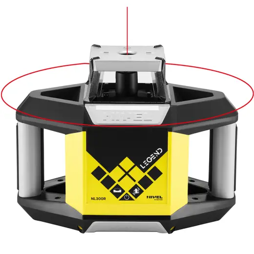 Laser rotacyjny niwelator czerwony Nivel System NL300R DIGITAL