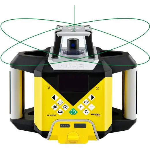 Laser rotacyjny niwelator zielony Nivel System NL620G DIGITAL
