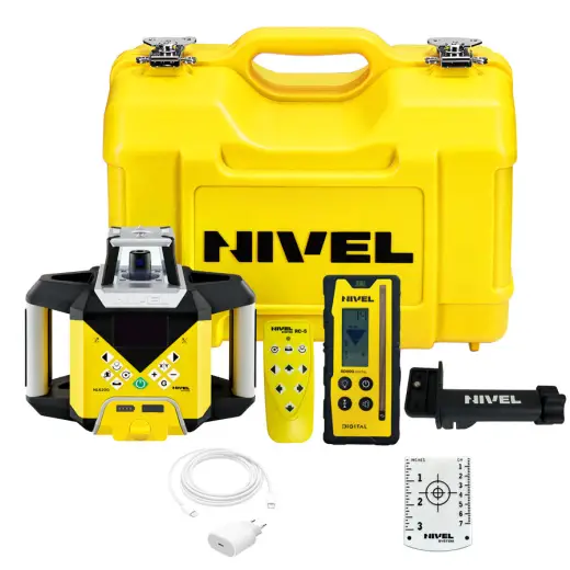 Laser rotacyjny niwelator zielony Nivel System NL620G DIGITAL