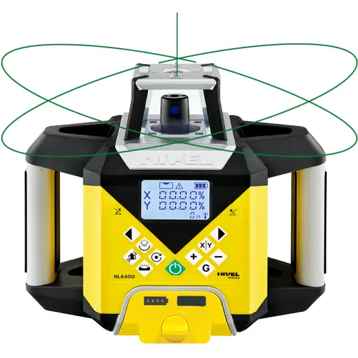 Laser rotacyjny niwelator zielony Nivel System NL640G DIGITAL