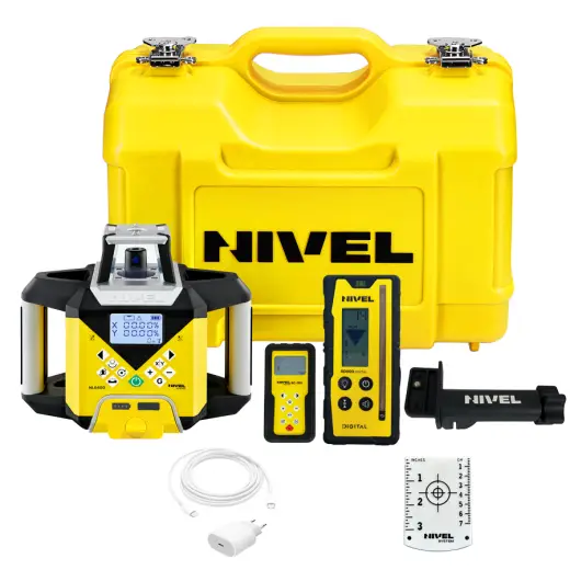 Laser rotacyjny niwelator zielony Nivel System NL640G DIGITAL