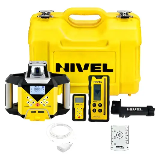 Laser rotacyjny niwelator czerwony Nivel System NL640R DIGITAL
