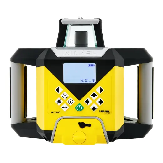 Laser rotacyjny niwelator zielony Nivel System NL720G DIGITAL + statyw SJJ32 + łata laserowa LS24