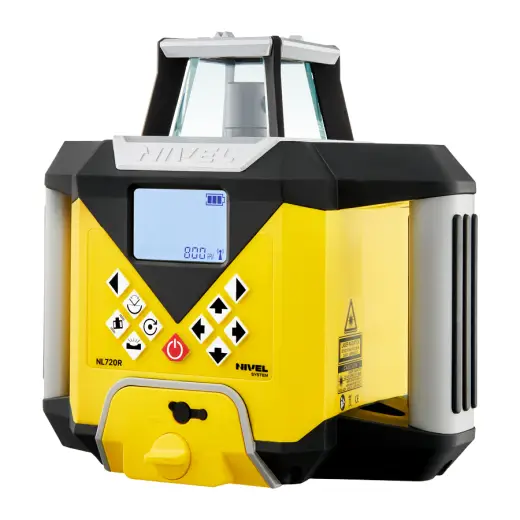 Laser rotacyjny niwelator czerwony Nivel System NL720R DIGITAL
