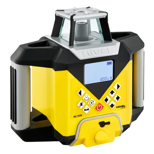 Laser rotacyjny niwelator czerwony Nivel System NL720R DIGITAL