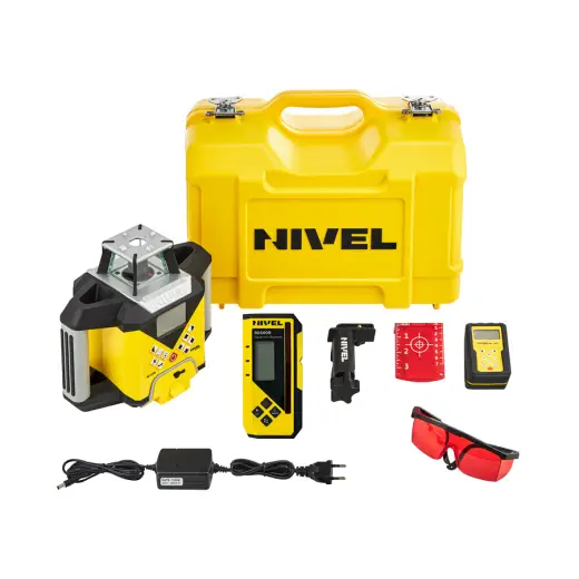 Laser rotacyjny niwelator czerwony Nivel System NL720R DIGITAL