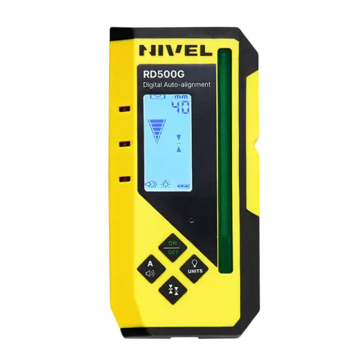 Cyfrowy odbiornik czujnik zielonej wiązki laserów rotacyjnych Nivel System RD500G