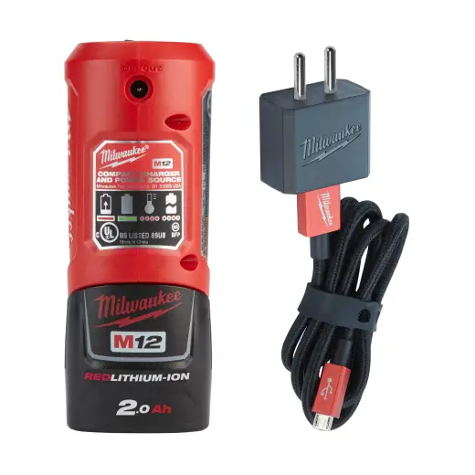 Ładowarka kompaktowa USB do M12 | 4932459450 M12 TC Milwaukee