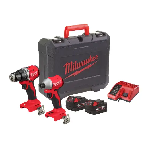 Zestaw zakrętarka i wiertarko-wkrętarka PowerPack M18BLCPP2B-402C | 4933492836