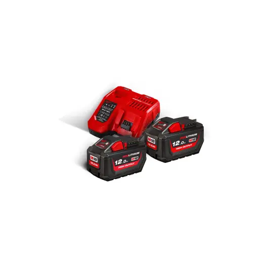 Zestaw 2x aku M18 12.0 Ah + aku M12 6.0 Ah + ładowarka | 4933464261 M18 HNRG-122 Milwaukee