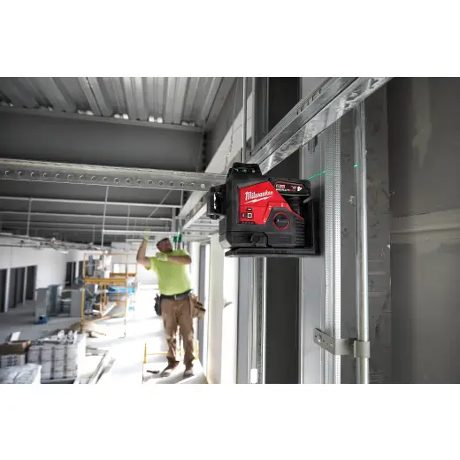Laser zielony 3-płaszczyznowy w walizce - M12 3PL-0C
