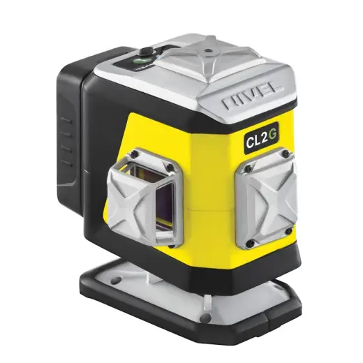 Laser 2-płaszczyznowy krzyżowy zielony Nivel System CL2G + statyw SJJM1EX + odbiornik CLS4