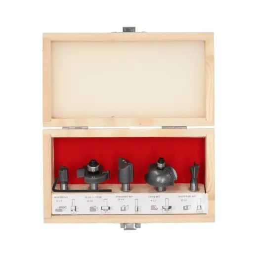 Zestaw 5 frezów kształtowych Dedra | 0782