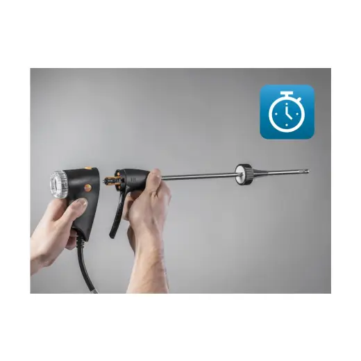 Analizator spalin testo 300 NEXT LEVEL (8000ppm) z sensorem O2 i CO z kompensacją H2 - zestaw z drukarką | 0564 3002 73