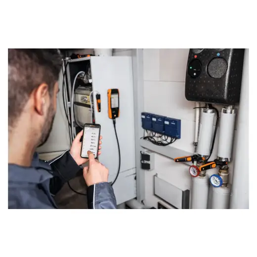 Analizator spalin testo 300 NEXT LEVEL (8000ppm) z sensorem O2 i CO z kompensacją H2 - zestaw z drukarką | 0564 3002 73