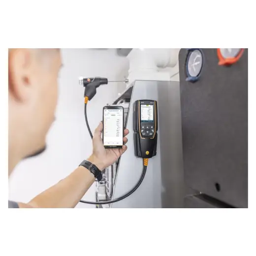 Analizator spalin testo 310 II EN (4000ppm) - zestaw podstawowy | 0563 3106