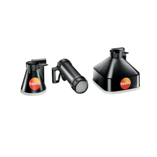 Anemometr wiatraczkowy 100mm testo 417 z rękawami pomiarowymi i prostownicą | 0563 2417